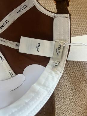 Celine Brown Cord Baseball Cap 4