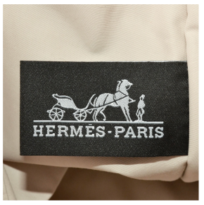 Hermès Bolide Jardin D’Osier Collection Print Silk Pouch 6