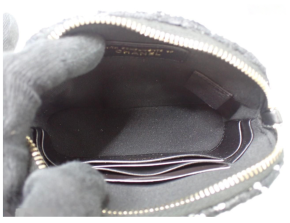 Chanel Black and White Tweed Bag 6