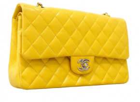 Chanel Quilted Yellow Timeless Bag 11