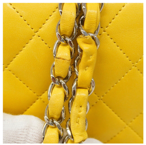 Chanel Quilted Yellow Timeless Bag 12