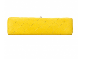 Chanel Quilted Yellow Timeless Bag 8