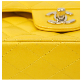 Chanel Quilted Yellow Timeless Bag 7