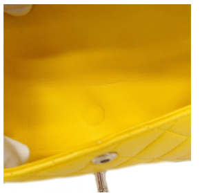 Chanel Quilted Yellow Timeless Bag 5