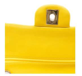 Chanel Quilted Yellow Timeless Bag 3
