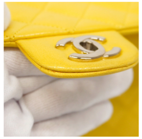 Chanel Quilted Yellow Timeless Bag 10