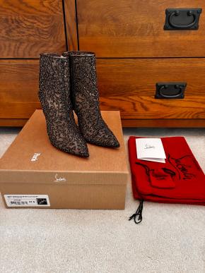 Christian Louboutin Nancy Glitter Booties 7