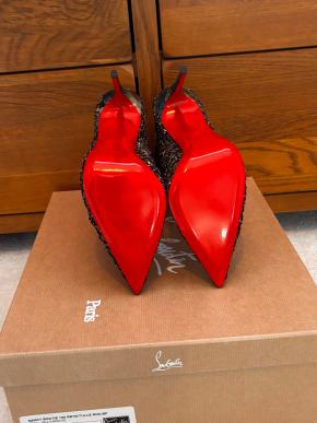 Christian Louboutin Nancy Glitter Booties 5