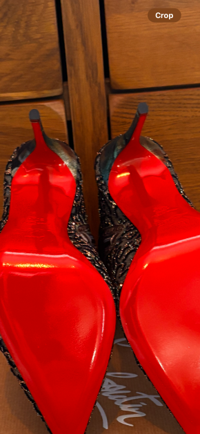 Christian Louboutin Nancy Glitter Booties 6