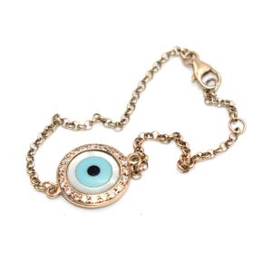 Ileana Makri Gold Evil Eye Bracelet 5