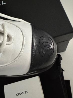 Chanel Quilted Leather Lace Up Boots 11