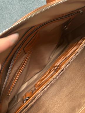 Aston Martin Racing Leather Laptop Bag 6