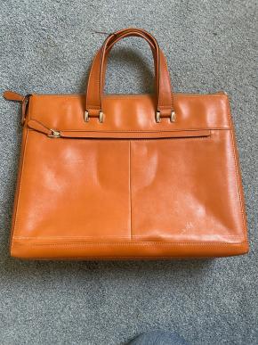 Aston Martin Racing Leather Laptop Bag 2