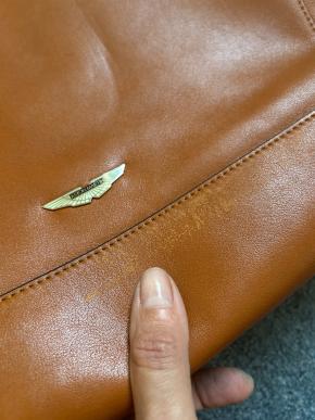 Aston Martin Racing Leather Laptop Bag 7