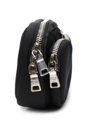 Prada Black Nylon Wristlet Pochette Bag 4