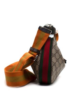 Gucci Small Monogram Attache Shoulder Bag with Detachable Strap 4