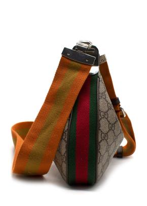 Gucci Small Monogram Attache Shoulder Bag with Detachable Strap 7
