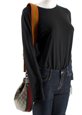 Gucci Small Monogram Attache Shoulder Bag with Detachable Strap 16