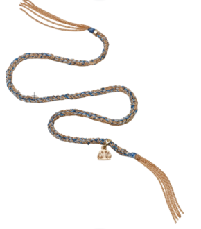 Caroline Bucci 18k Yellow Gold Silk Tie Balance Bracelet 2