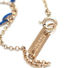Isabel Marant Sapphire Blue  Colour Shiny Leaf Necklace 7