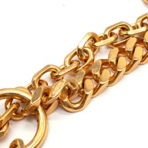Burberry Gold-Plated Medallion Chain-Link Necklace 4