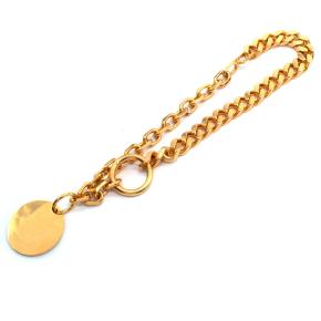 Burberry Gold-Plated Medallion Chain-Link Necklace 5
