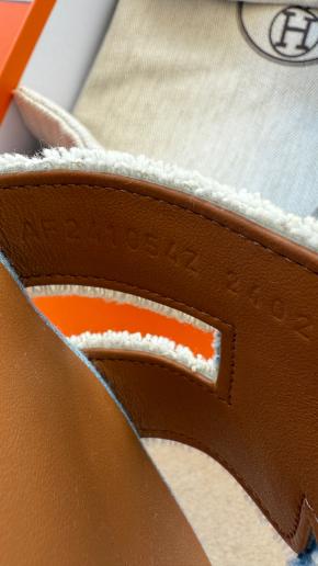 Hermes Denim Oasis Sandals 9