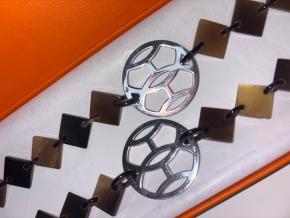 Hermes Buffalo Horn Lena Necklace 5