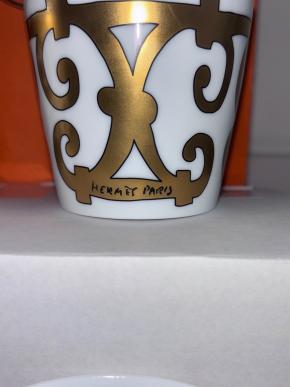 Hermes Balcon du Guadalquivir Porcelain Cups x4 4