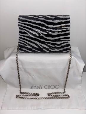 Jimmy Choo Zebra Candy Clutch 2