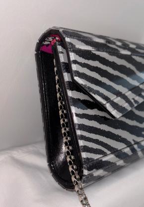 Jimmy Choo Zebra Candy Clutch 5