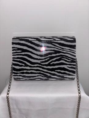 Jimmy Choo Zebra Candy Clutch 3