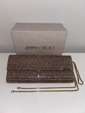 Jimmy Choo Sweetie Glitter Clutch Bag On Chain 2