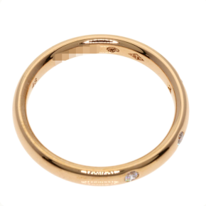Van Cleef Rose Gold Tendrement étoile Ring Size 4.5 8