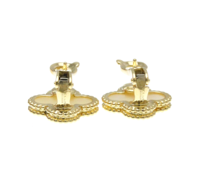 Van Cleef Vintage Alhambra Earrings 15mm x 15mm 2