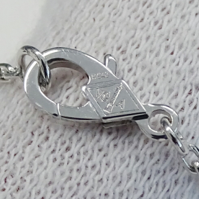 Van Cleef White Gold Frivole Necklace 11