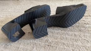 Gucci Black Rubber Logo Sandals 4