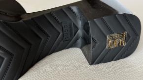 Gucci Black Rubber Logo Sandals 2