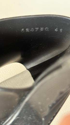 Gucci Black Rubber Logo Sandals 12