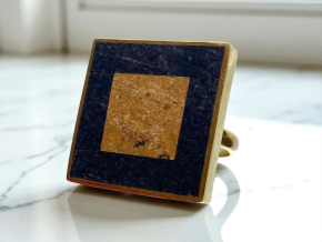 Pippa Small Sterling Silver And Lapis Ring 5