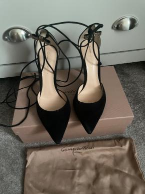 Gianvito Rossi Black Suede Astrid Pumps 3