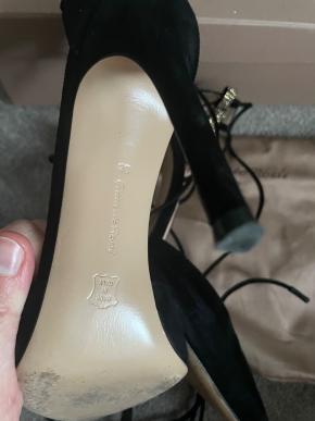 Gianvito Rossi Black Suede Astrid Pumps 6