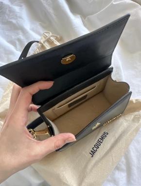 Jacquemus Black Leather Le Chiquito Bag 7