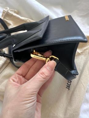 Jacquemus Black Leather Le Chiquito Bag 6
