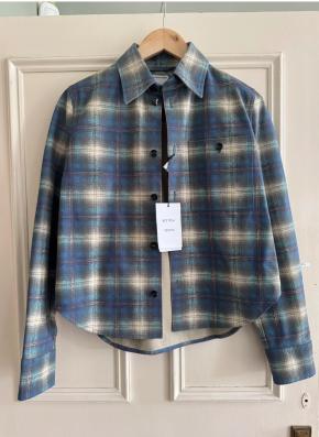 Bottega Veneta Runway Checked Leather Shirt as Worn by Kate Moss 2