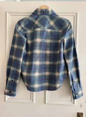 Bottega Veneta Runway Checked Leather Shirt as Worn by Kate Moss 3