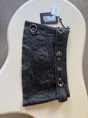 Prada Black Belted Leather Mini Skirt 6