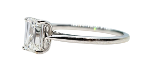 Bespoke Lab Grown White Gold 1 Carat Diamond Ring 6