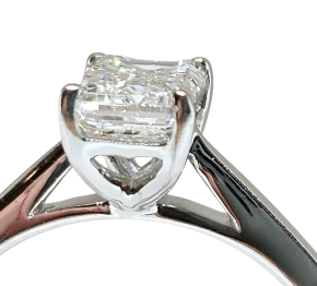 Bespoke Lab Grown White Gold 1 Carat Diamond Ring 12