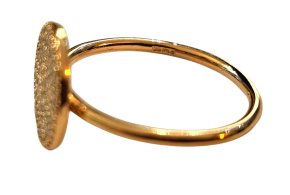 Champagne Diamond Set Icon Ring 3